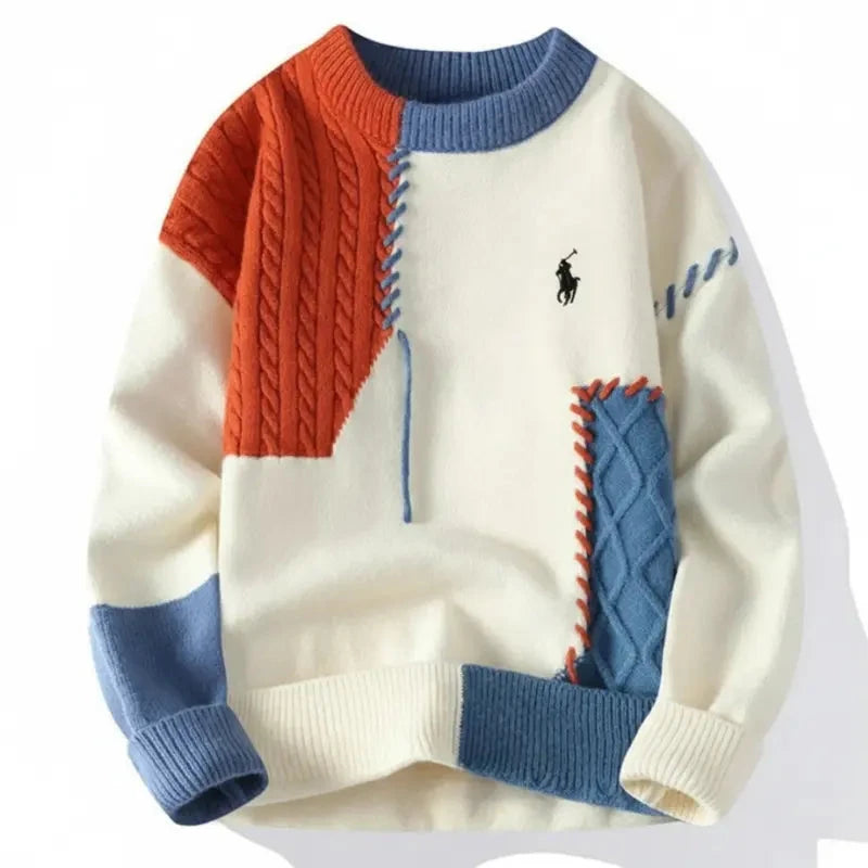 Casual Patchwork Sweater - Last Units Gratti Paris