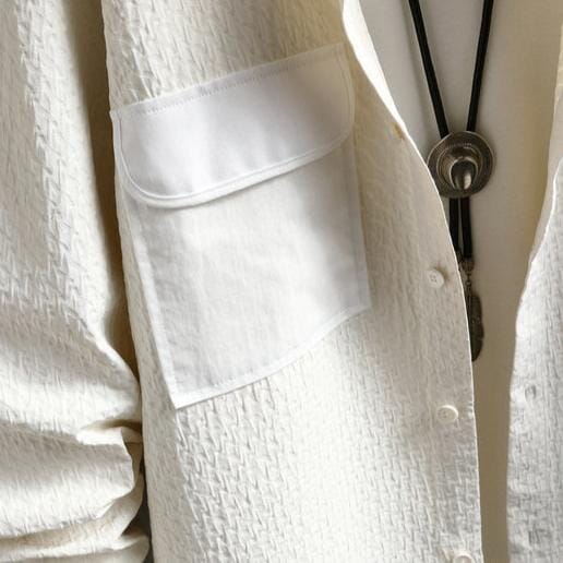 Herren Hemdjacke Retro-Stil | Übergangsjacke mit Brusttaschen braun [ Herrenkollektion - Jacken - Langarmhemden ] 198 - Herren Hemdjacke Retro-Stil Gratti Offiziell 