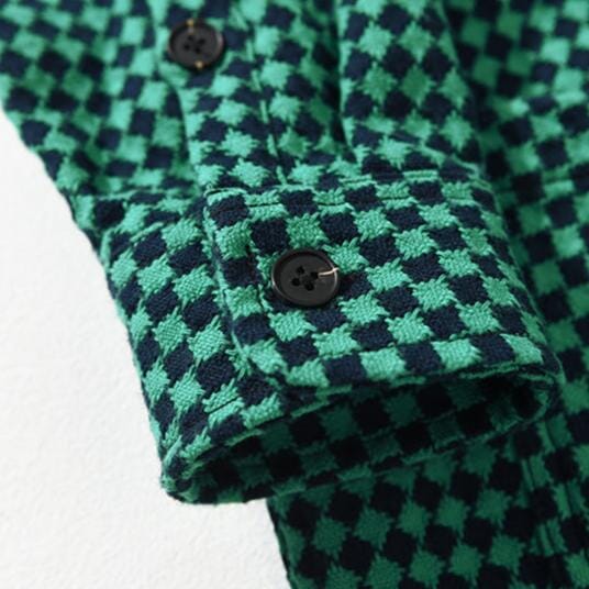 Herren Jacke Hahnentrittmuster | Rustikale Hemdjacke für den Herbst braun [ Herrenkollektion - Jacken - Langarmhemden ] 194 - Herren Jacke Hahnentrittmuster Gratti Offiziell 