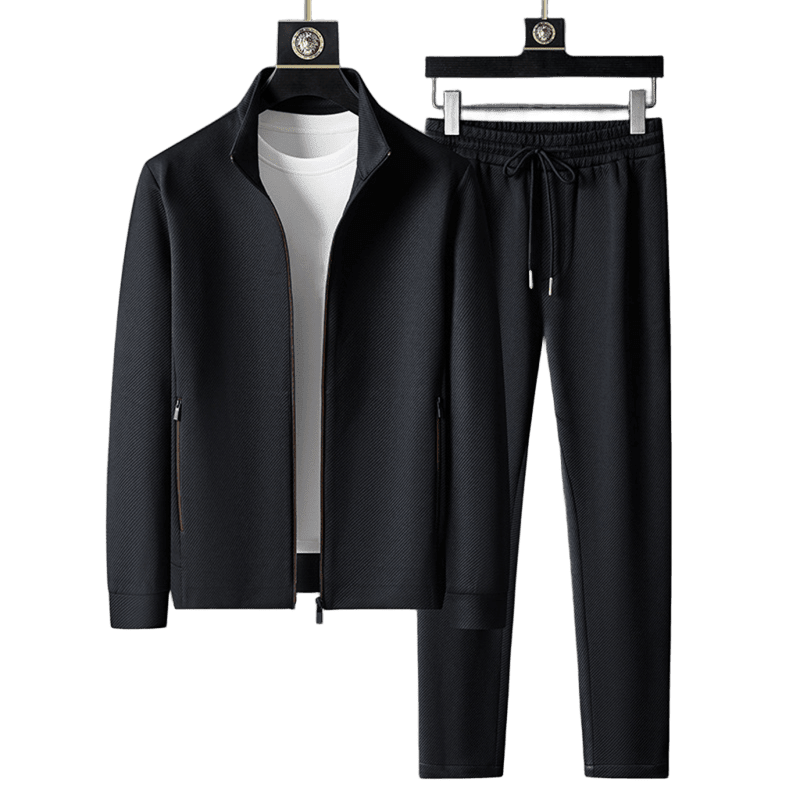 Herren Premium Trainingsanzug | Moderner Jogginganzug Slim Fit [ Herrenkollektion - Jacken] 44 - Herren Premium Trainingsanzug Gratti Paris 