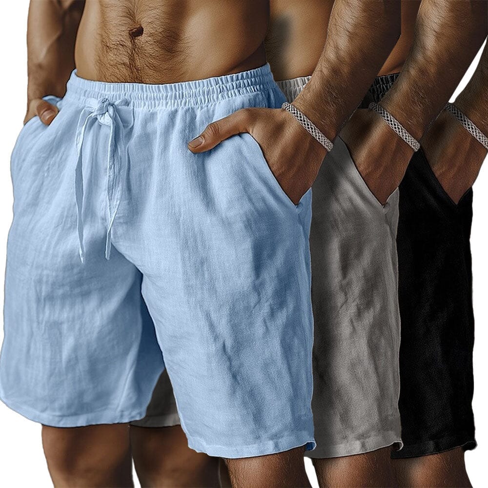 Herren Sommershorts Baumwolle | Bequeme Shorts mit Kordelzug [ Herrenkollektion - Shorts - Frühling & Sommer '25 ] 10 - Herren Sommershorts Baumwolle Gratti Paris 