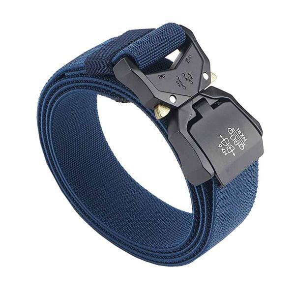 Herren Taktischer Gürtel | Outdoor Gürtel mit Schnellverschluss schwarz [ Herrenkollektion - Gürtel - Accessoires ] 58 - Herren Taktischer Gürtel Gratti Paris Blau 125cm 