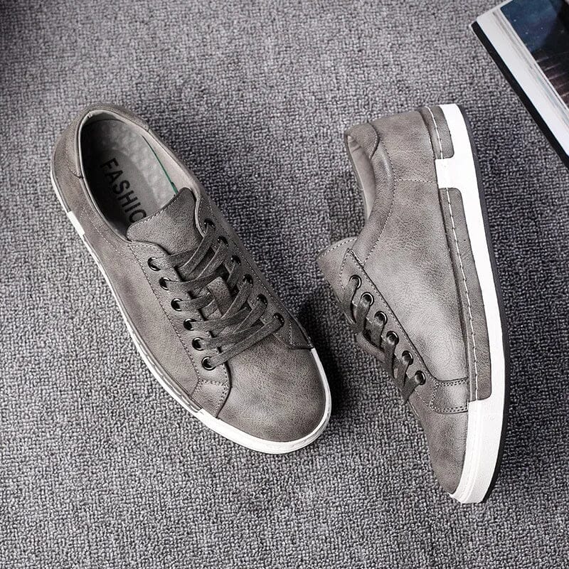 Herren Veloursleder Schuhe | Lässige Leder Sneaker braun [ Herrenkollektion - Schuhe - Turnschuhe ] 259 - Herren Veloursleder Schuhe Gratti Offiziell 